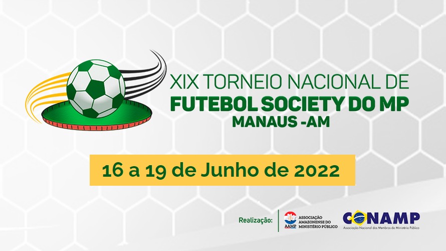 Inscrições abertas para o XIX Torneio Nacional de Futebol Society do Ministério Público